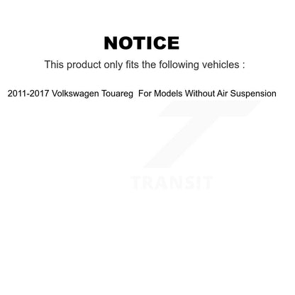 Complete Shock Assembly And TOR Link Front Kit For Volkswagen Touareg