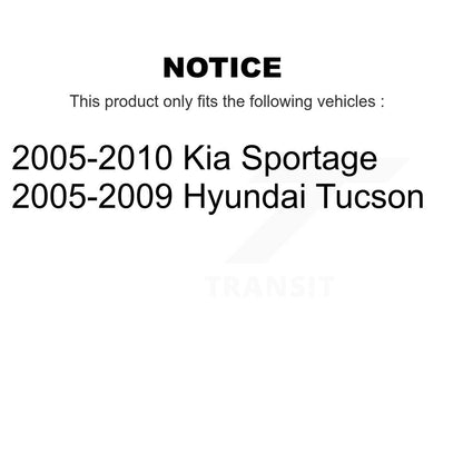 Complete Shock Assembly And TOR Link Front Kit For Hyundai Tucson Kia Sportage