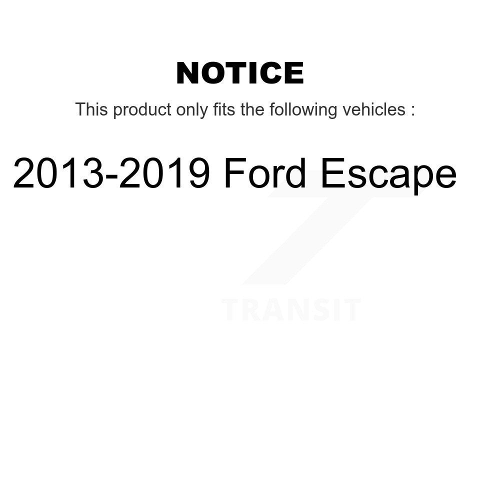 Complete Shock Assembly And TOR Link Front Kit For 2013-2019 Ford Escape