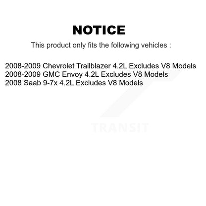 Shock Assembly TOR Link Front Kit For Chevrolet Trailblazer GMC Envoy Saab 9-7x