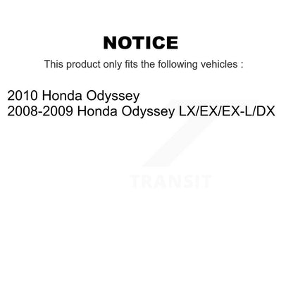 Control Arms & Complete Shock Tie Rods Link Sway Bar Front Kit For Honda Odyssey