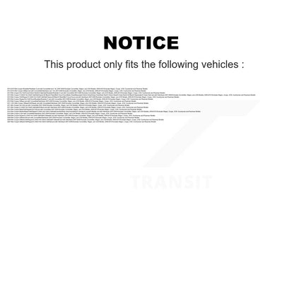 Complete Shock Assembly And TOR Link Rear Kit For Mini Cooper
