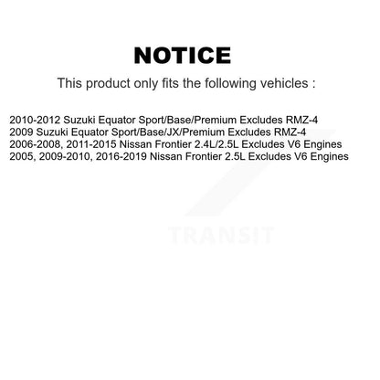 Shock Assembly And TOR Link Front Left Kit For Nissan Frontier Suzuki Equator