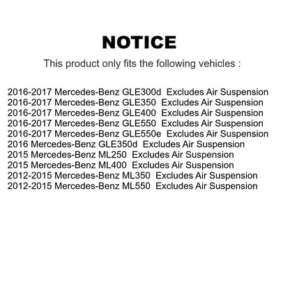 Shock Assembly & TOR Link Front Right Kit For Mercedes-Benz ML350 GLE350 GLE400