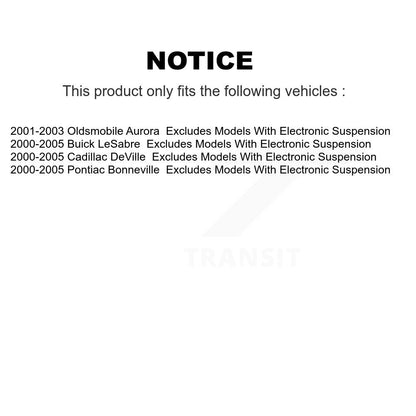 Shock Assembly And TQ Link Front Kit For Buick LeSabre Cadillac DeVille Pontiac