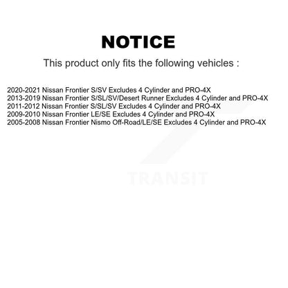 Complete Shock Assembly And TQ Link Front Right Kit For Nissan Frontier