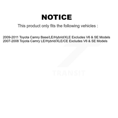 Complete Shock Assembly And TQ Link Front Left Kit For Toyota Camry