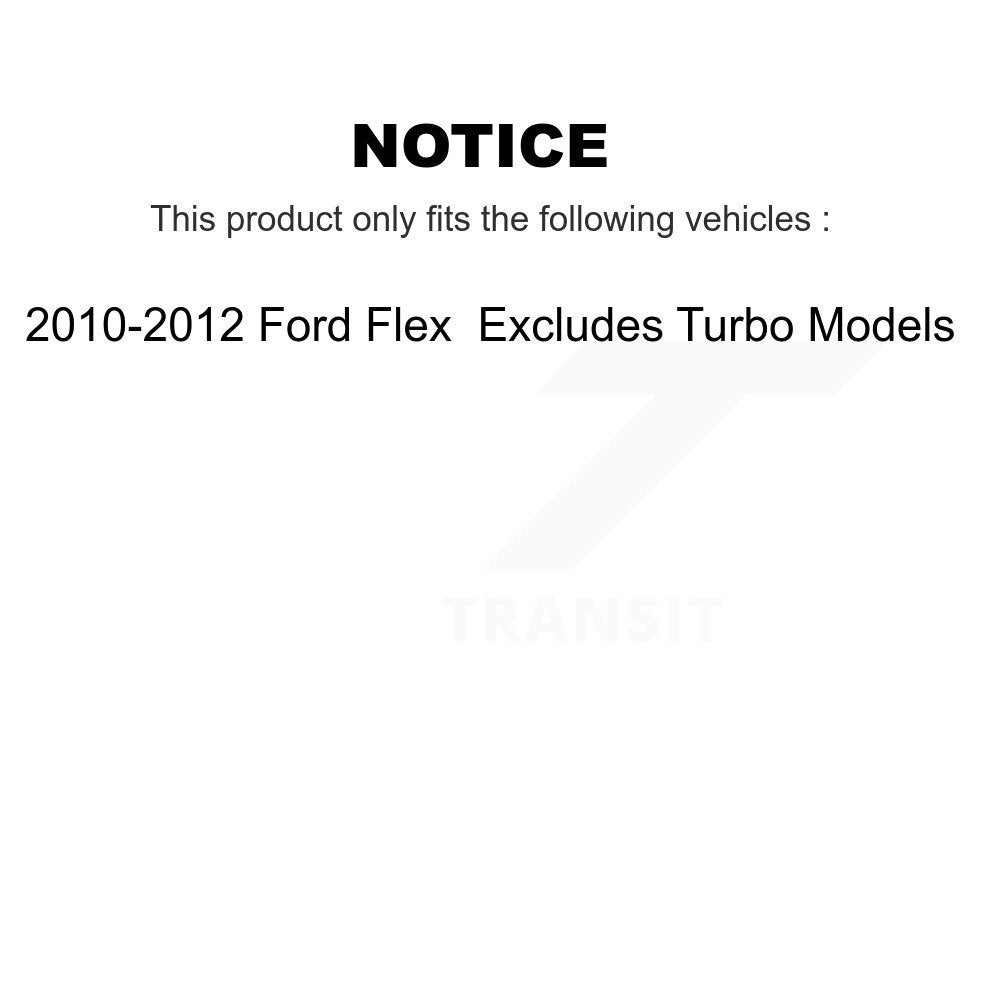 Shock Assembly TQ Link Front Left Kit For 10-12 Ford Flex Excludes Turbo Models