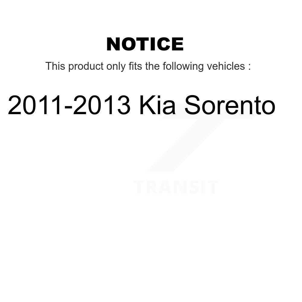 Complete Shock Assembly And TQ Link Front Left Kit For 2011-2013 Kia Sorento