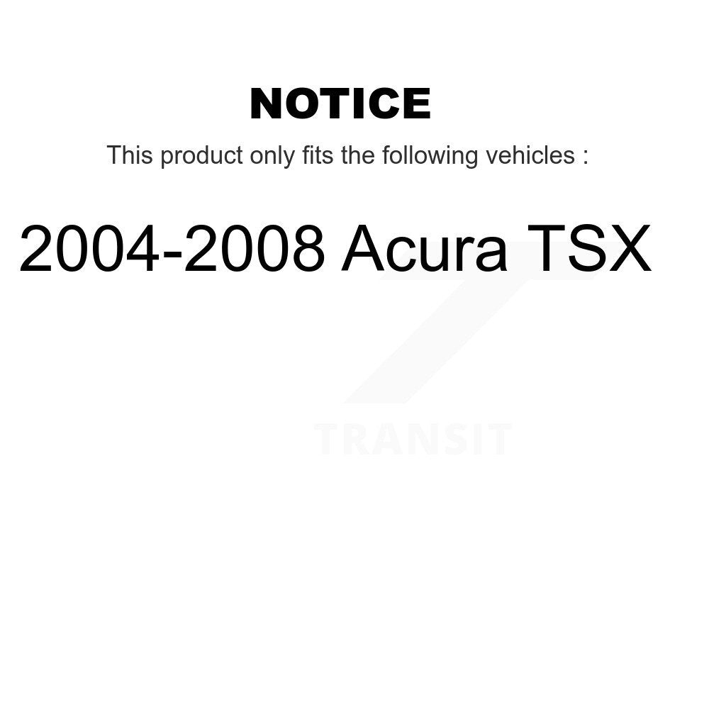 Complete Shock Assembly And TQ Link Front Right Kit For 2004-2008 Acura TSX