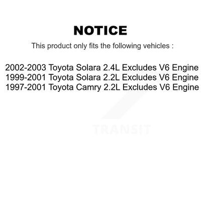 Complete Shock Assembly And TQ Link Front Right Kit For Toyota Camry Solara