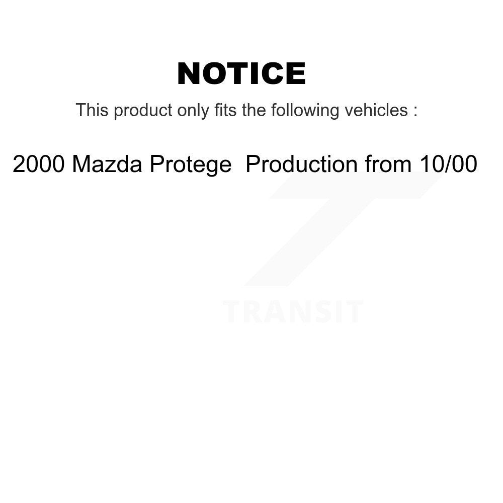 Shock Assembly TOR Link Front Right Kit For Mazda Protege Production from 10 00