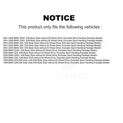 Shock Assembly TOR Link Front Right Kit For BMW 330Ci 325i 325Ci 320i 330i 323i
