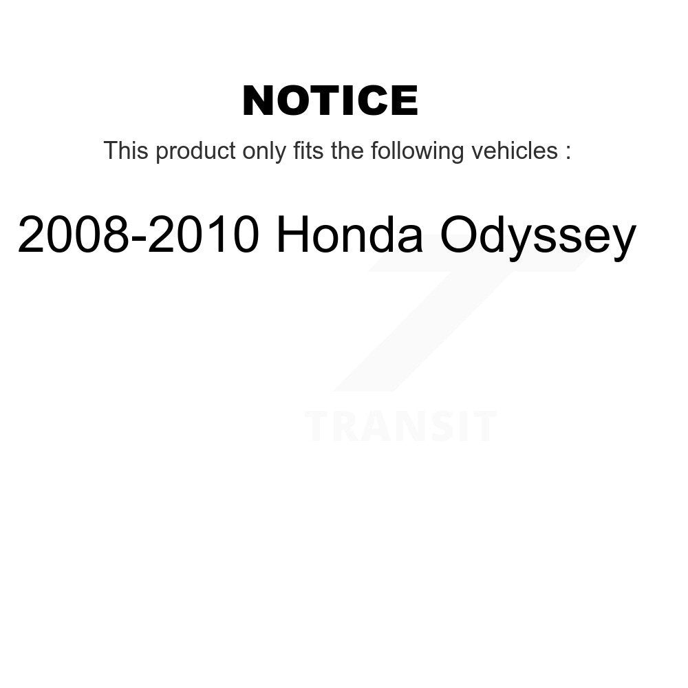 Complete Shock Assembly And TOR Link Front Right Kit For 2008-2010 Honda Odyssey