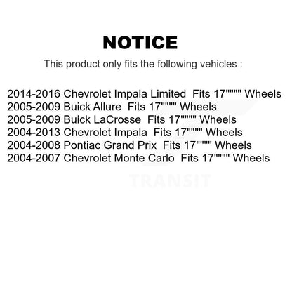 Shock Assembly TQ Link Rear Left Kit For Chevrolet Impala Buick LaCrosse Pontiac