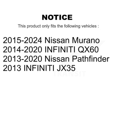Shock Assembly And TOR Link Front Left Kit For Nissan Murano Pathfinder INFINITI