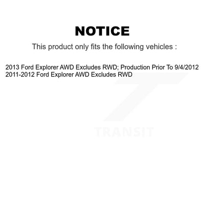 Complete Shock Assembly And TOR Link Front Left Kit For Ford Explorer AWD