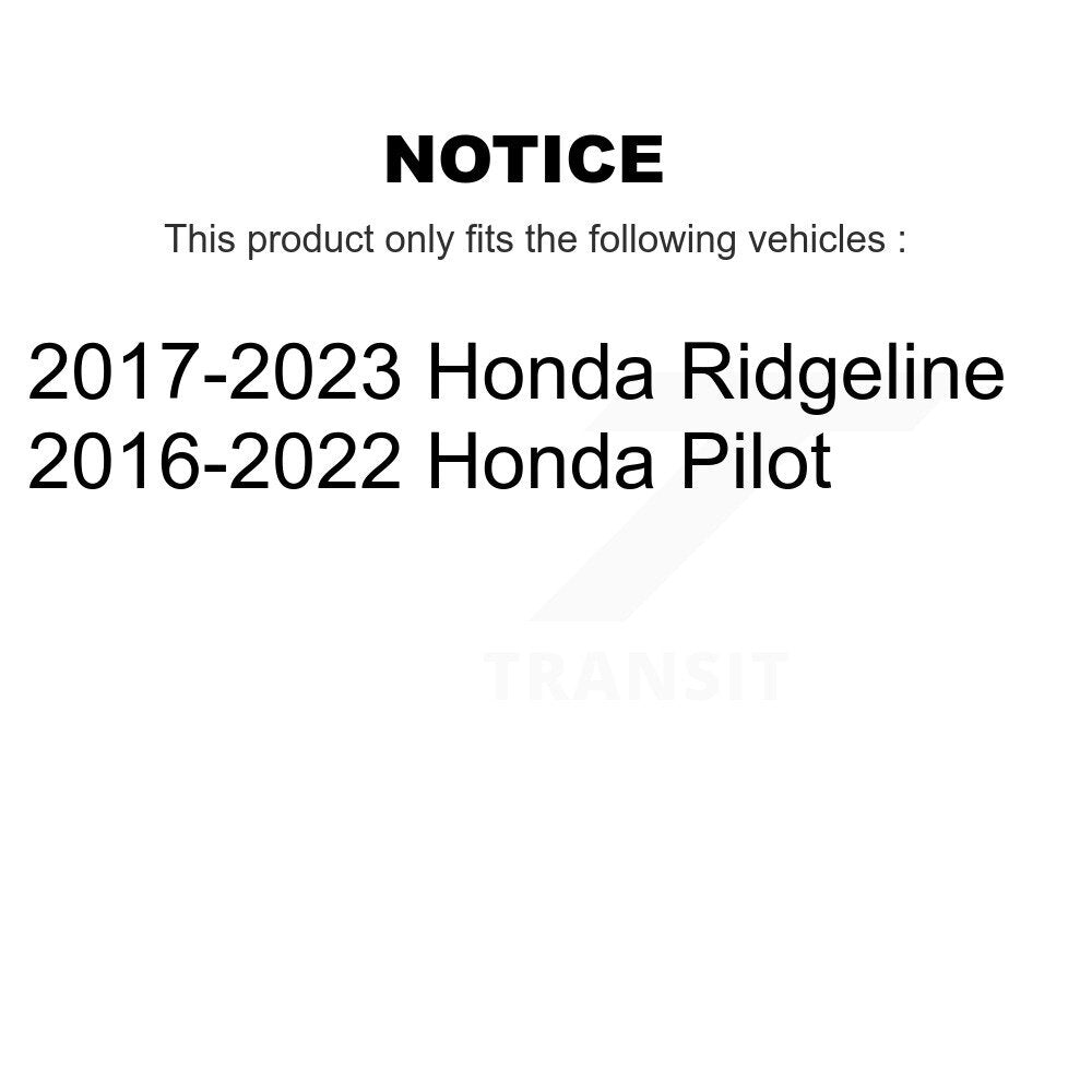 Complete Shock Assembly And TOR Link Front Left Kit For Honda Pilot Ridgeline