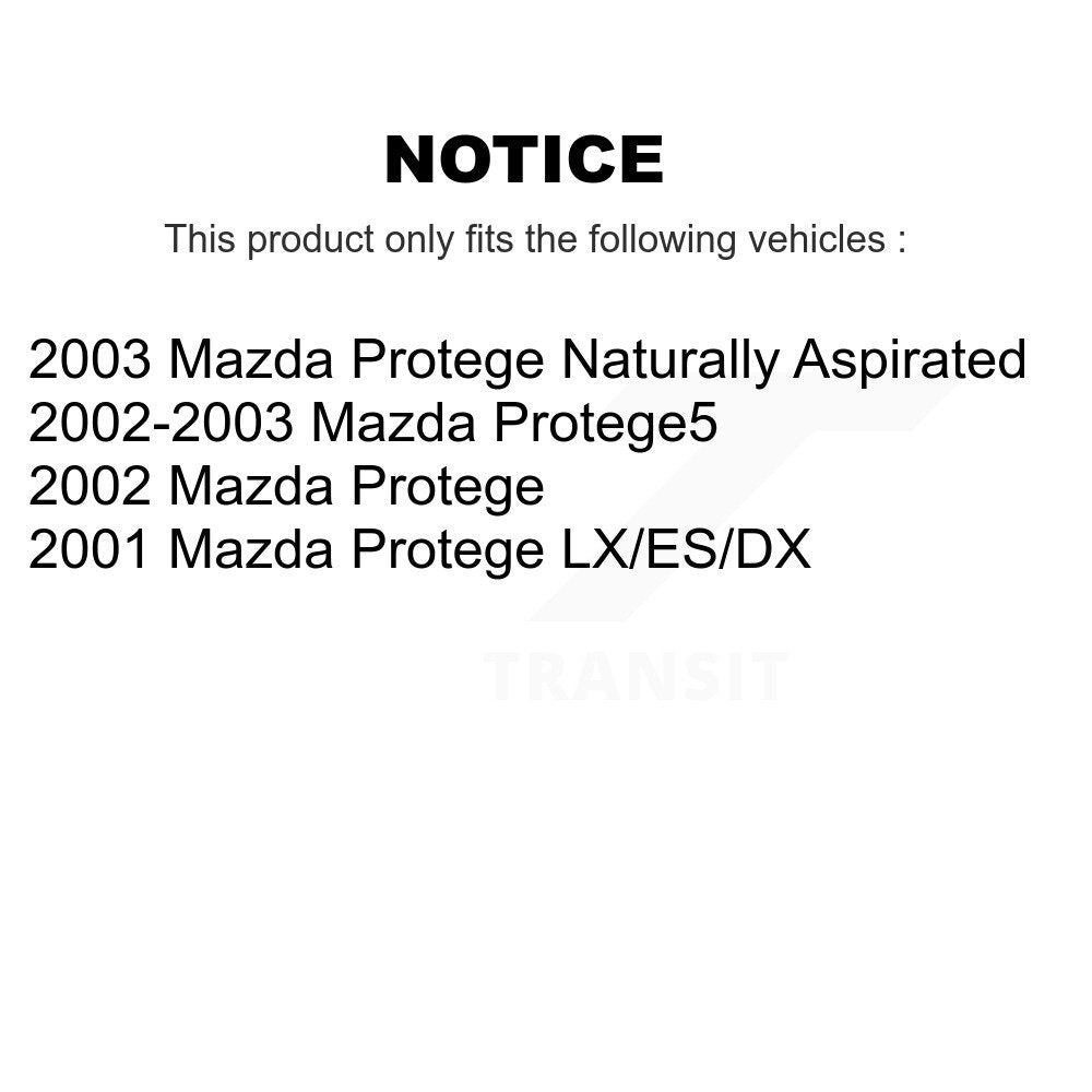 Complete Shock Assembly And TQ Link Rear Right Kit For Mazda Protege Protege5