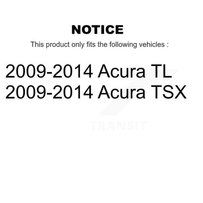Complete Shock Assembly And TQ Link Rear Right Kit For 2009-2014 Acura TL TSX
