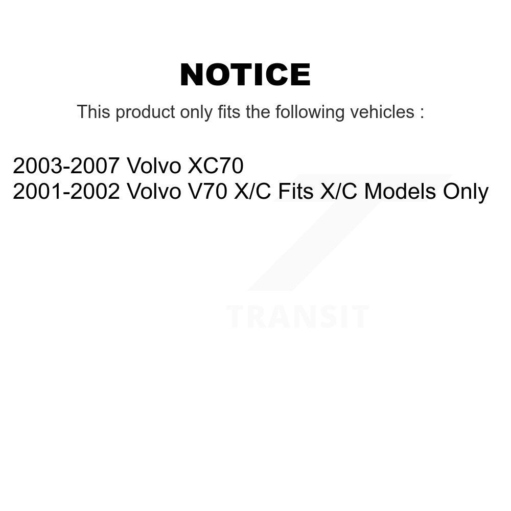 Complete Shock Assembly And TOR Link Rear Right Kit For Volvo XC70 V70