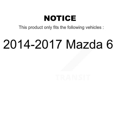 Strut And TQ Link Kit Front Left For 2014-2017 Mazda 6