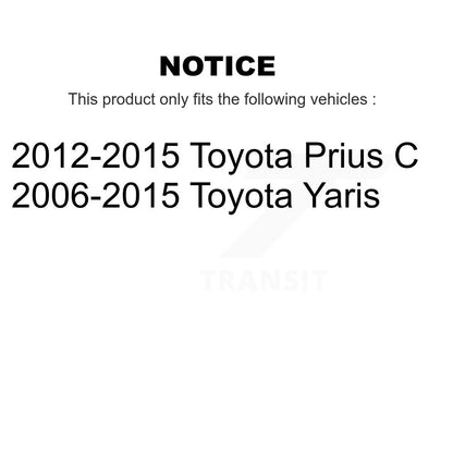 Strut And TOR Link Kit Front Left For Toyota Yaris Prius C