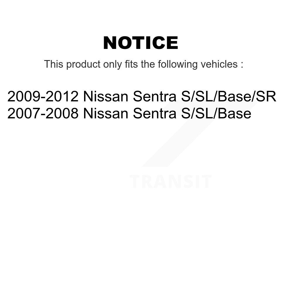 Strut And TQ Link Kit Front For Nissan Sentra