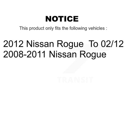 Strut And TOR Link Kit Front Right For Nissan Rogue