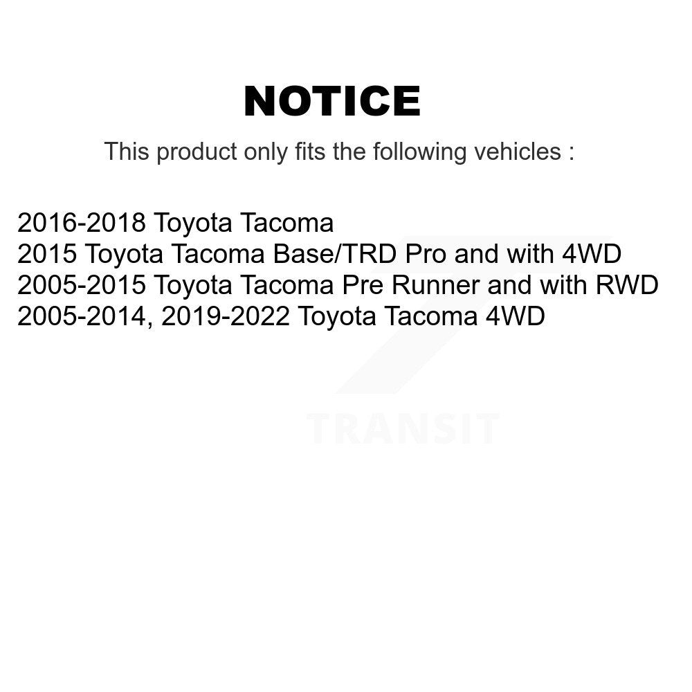 Strut And TOR Link Kit Front Right For Toyota Tacoma