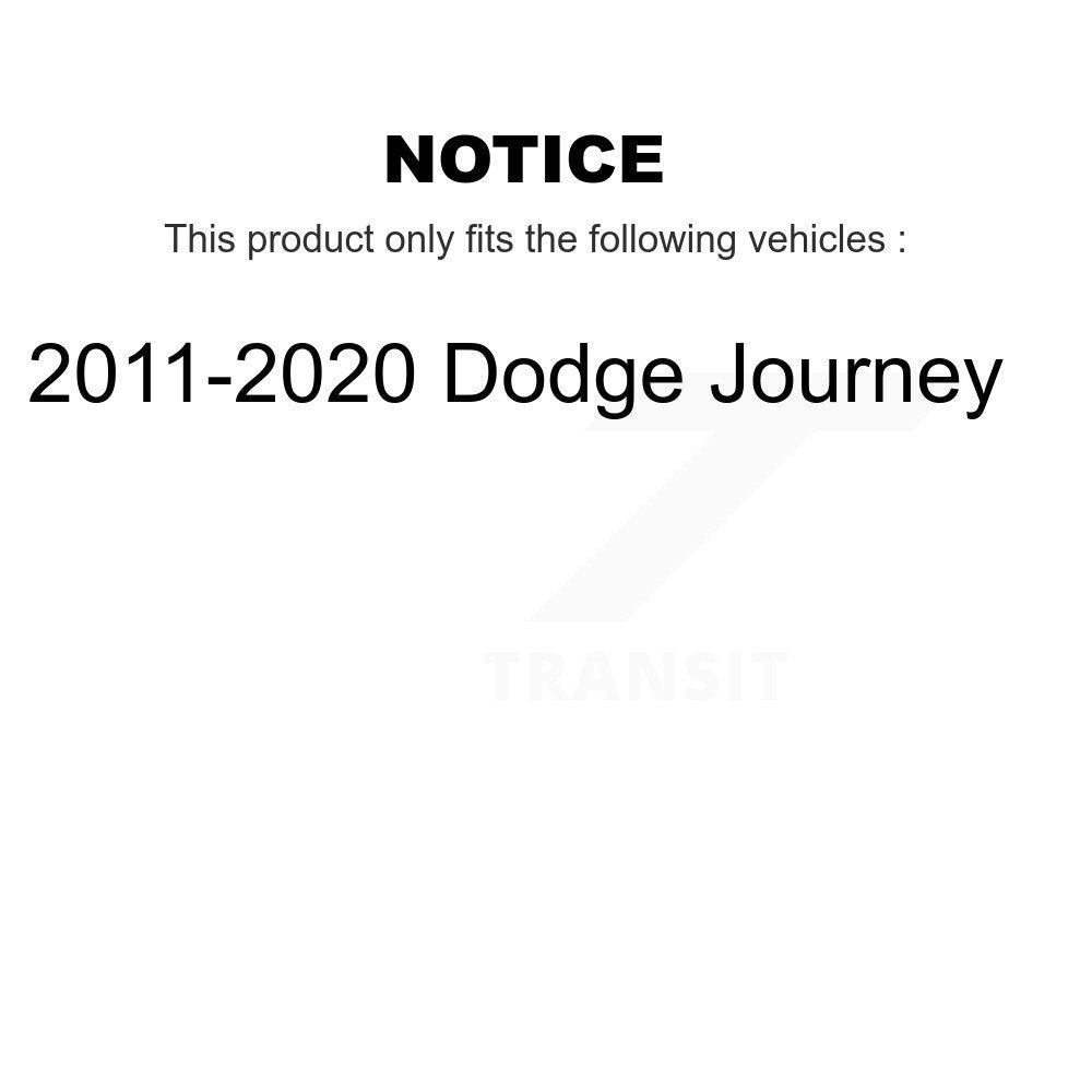 Strut And TQ Link Kit Rear For 2011-2020 Dodge Journey