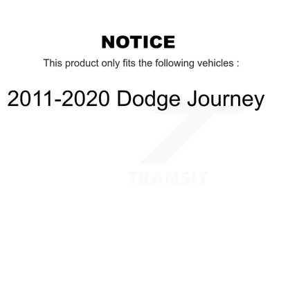 Strut And TQ Link Kit Rear For 2011-2020 Dodge Journey