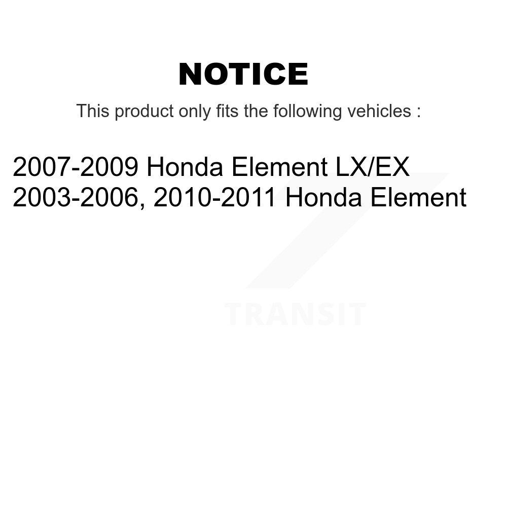 Strut And TOR Link Kit Rear Left For Honda Element