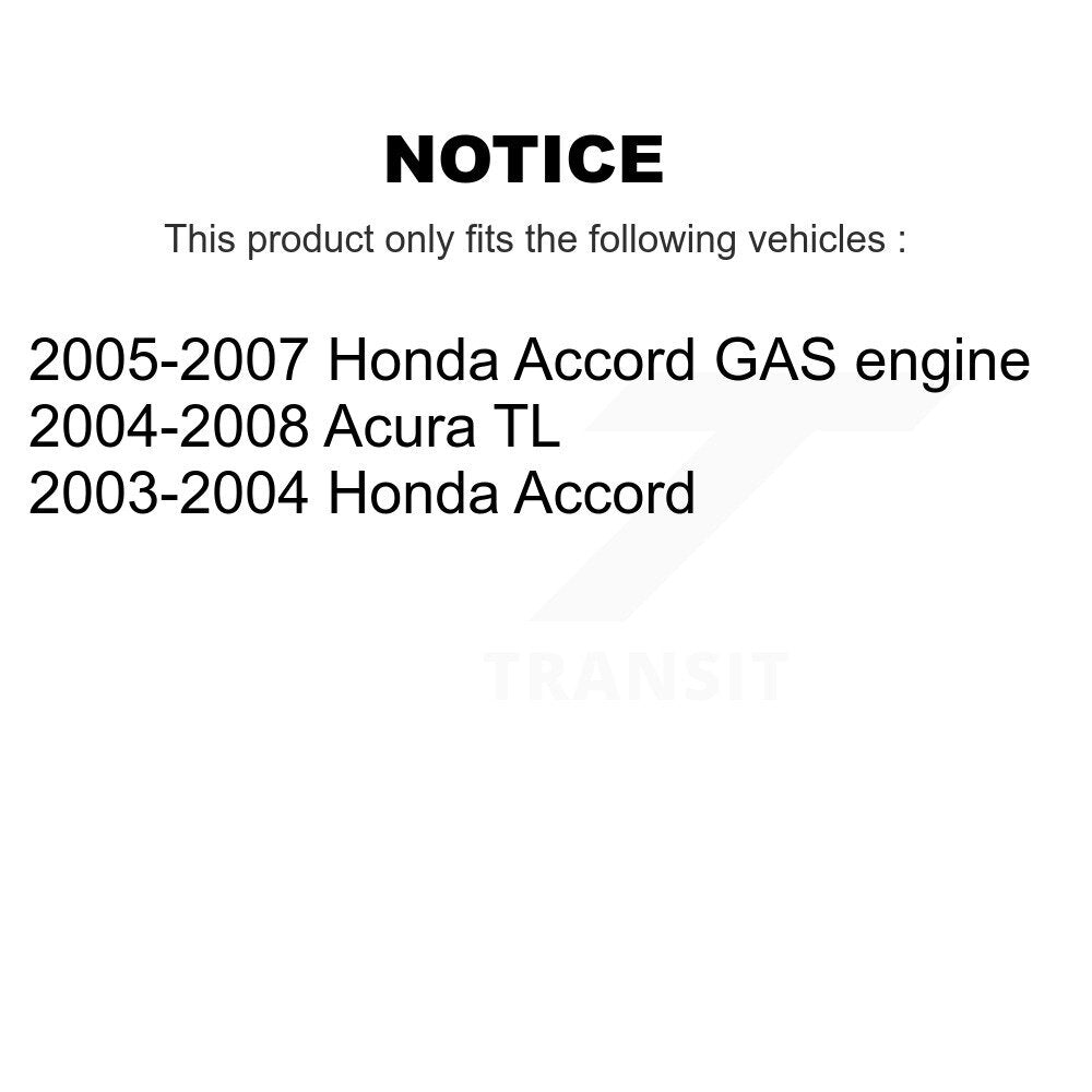 Strut And TQ Link Kit Rear For Honda Accord Acura TL