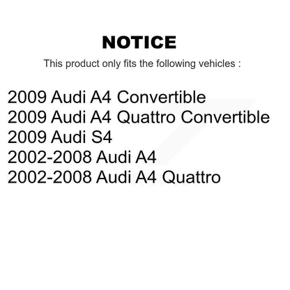 Strut And TOR Link Kit Rear For Audi A4 Quattro S4