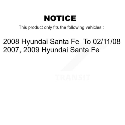 Strut TQ Link Kit And Mount Front Left For Hyundai Santa Fe