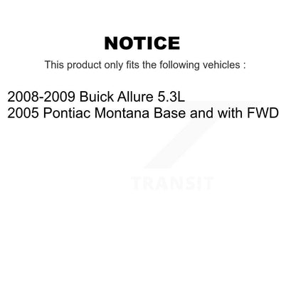 Strut TQ Link Kit And Mount Front For Pontiac Montana Buick Allure