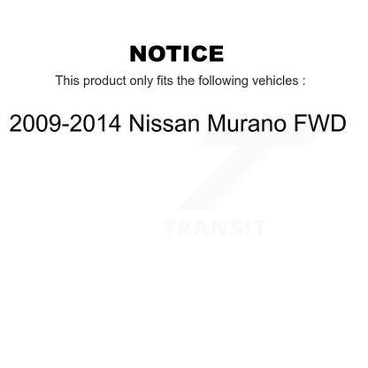 Shock And TOR Link Kit Rear For 2009-2014 Nissan Murano FWD