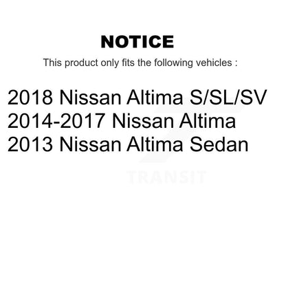 Shock And TOR Link Kit Rear For Nissan Altima