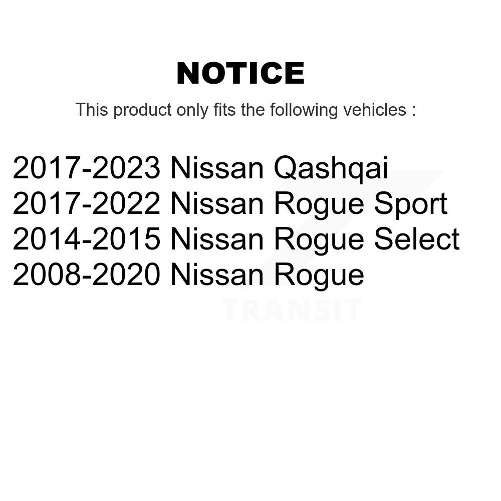 Shock And TOR Link Kit Rear For Nissan Rogue Sport Qashqai Select