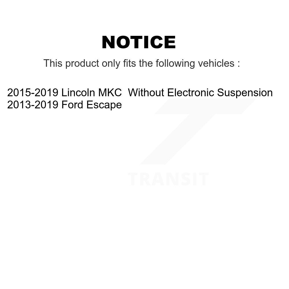 Strut And TOR Link Kit Mount Rear For Ford Escape Lincoln MKC