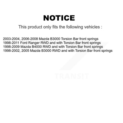 Shock And TOR Link Kit Rear For Ford Ranger Mazda B4000 B3000