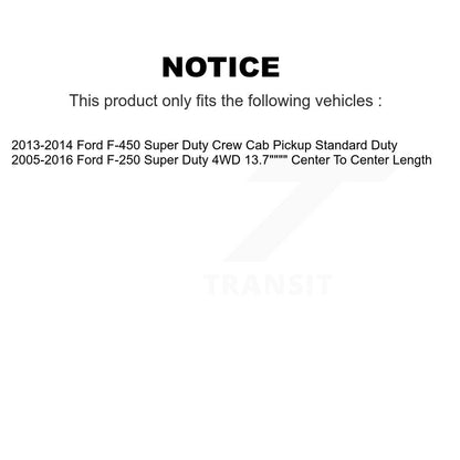 Shock And TOR Link Kit Rear For Ford F-250 Super Duty F-450
