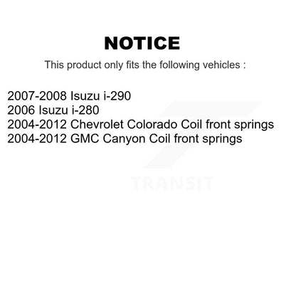 Shock TOR Link Kit Rear For Chevrolet Colorado GMC Canyon Isuzu i-280 i-290