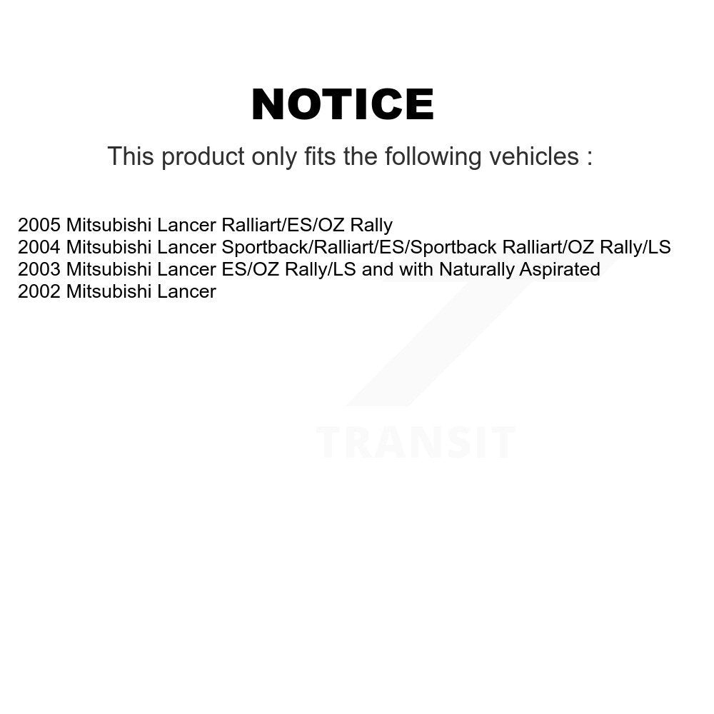 Strut And TOR Link Kit Mount Rear For Mitsubishi Lancer