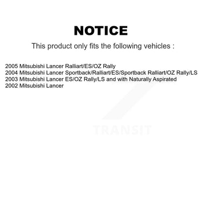 Strut And TOR Link Kit Mount Rear For Mitsubishi Lancer