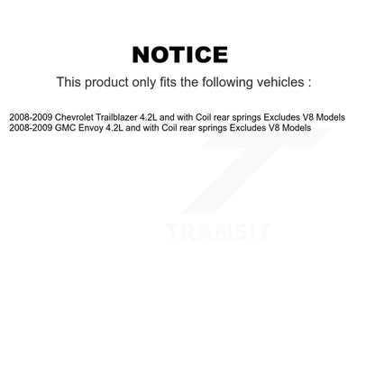 Complete Strut Rear Shock & TOR Bar Link Front Kit (8Pc) For Chevrolet GMC