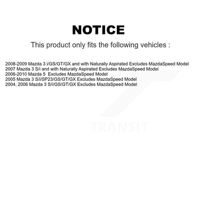 Complete Strut Rear Shock & TOR sway Bar Link Front Kit (8Pc) For Mazda 3 5