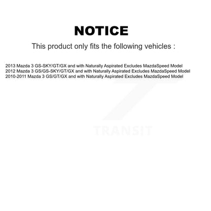 Complete Strut Rear Shock & TOR sway Bar Link Front Kit (8Pc) For Mazda 3