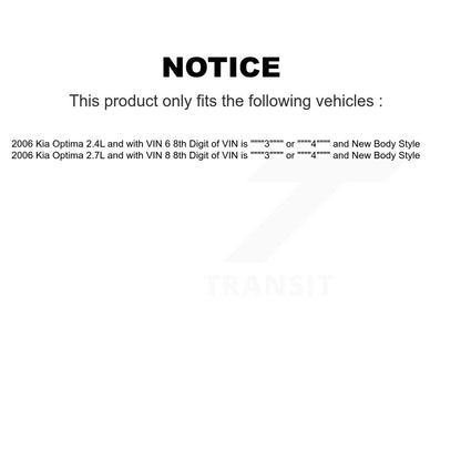 Strut And TOR Link Kit Mount Front Left For Kia Optima